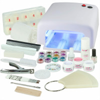 Uv Nail Salon Starter Set White Nails Beauty Factory